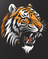  Tiger gaming mascot logo 