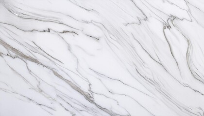 Sticker - white marble texture with natural pattern for background or design art work