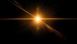 © Bryson - flare light effects sunlight lens flare light leaks warm sun rays light effects overlays or golden flare isolated on black background effect sunlight ray glow bright shine sun ai