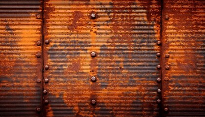 Poster - old grunge rust metal panel texture background