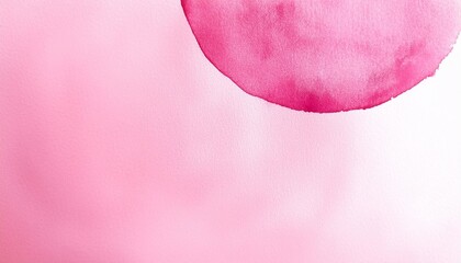 Poster - pink watercolor circle background elements object