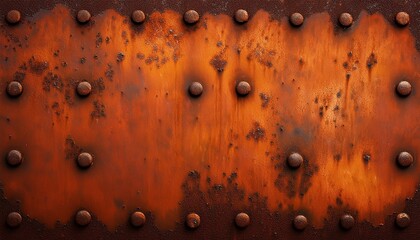 Poster - old grunge rust metal panel texture background