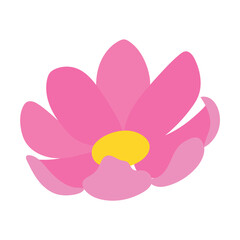 Wall Mural - colored flower icon spring time vector