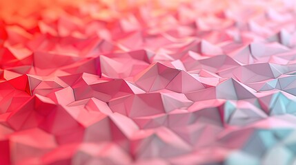 Wall Mural -   A collection of pink and blue origami models on a matching background, illuminated by a red light source