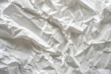 Canvas Print - A close-up shot of a sheet of white paper, ideal for use in educational or office settings