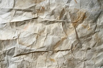 Wall Mural - A close-up view of a piece of paper on a table with a blurred background