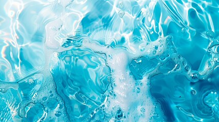 Wall Mural - blue water splash background