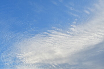 Poster - White Clouds in a Blue Sky