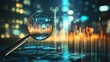 © Achmad Khoeron - magnifying glass and diagrams on the background, business concept