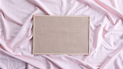 Poster - Background beige fabric flat , neutral, texture, soft, cloth, material, plain, backdrop, beige, smooth, textile, surface