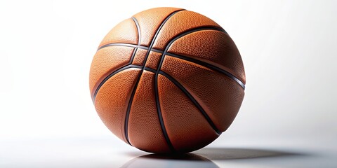 Wall Mural - Basketball isolated on background for easy customization and use in design projects, sports, ball, isolated