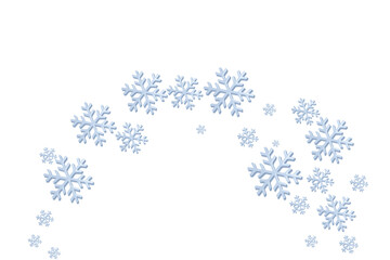 Wall Mural - snowflake with white background vector free