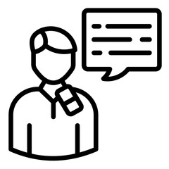 Sticker - Speech Devices Icon