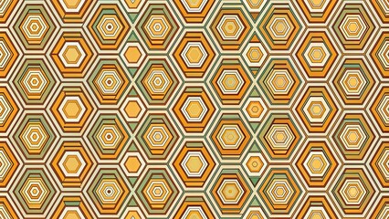 Wall Mural - Hexagon seamless pattern with geometric design , hexagon, seamless, pattern, geometric, design, abstract, background, texture