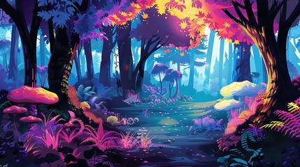 Wall Mural - Enchanted Forest Path