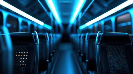 Wall Mural - High-End Bus Interior