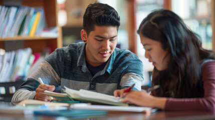 Professional photo of a Success Tutoring center, featuring a tutor assisting a K-12 student with 