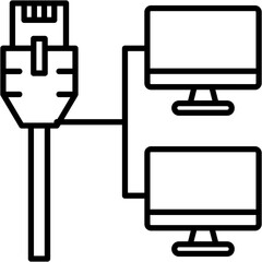 Poster - Ethernet Icon