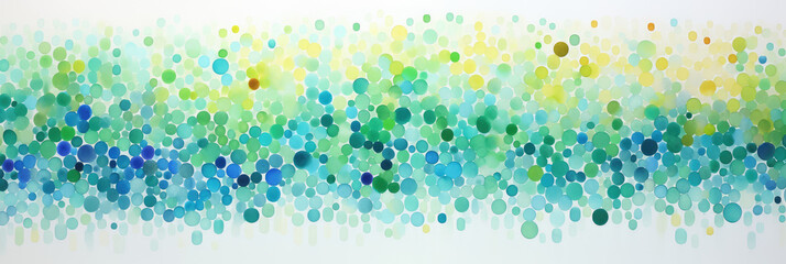 Poster - Serene Dots of Nature's Palette