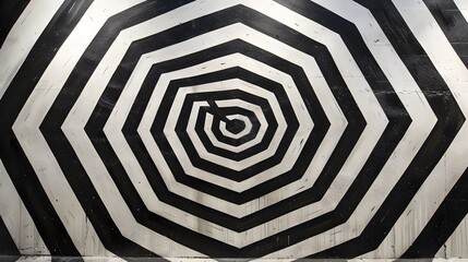 background with lines that twist in black and white like a spiral