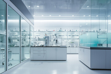 Poster - Modern High-Tech Laboratory Interior