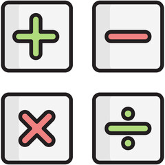 Poster - Mathematical Symbol Sticker