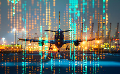 Wall Mural - Track Aeroplan's, ships, satellites in real time.