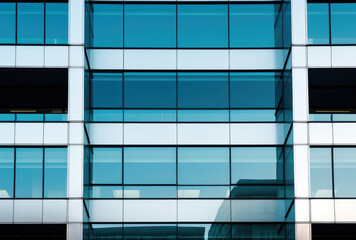 Wall Mural - Modern Commercial Office Building Glass Facade