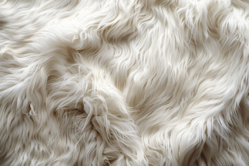 White fur background, close-up of white dog hair texture, animal skin pattern, soft light and shadow, high definition photography, high resolution