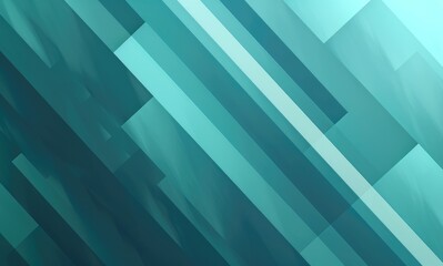 Poster - Modern Geometric Blue Abstract Background