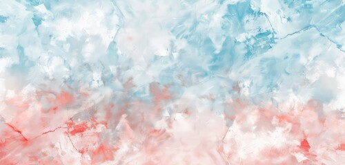 Sticker - Abstract Blue and Red Watercolor Background Texture