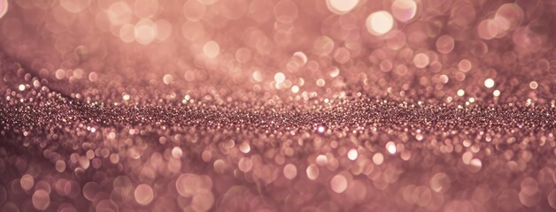 Wall Mural - Sparkling Pink Bokeh Texture for Glamorous Background