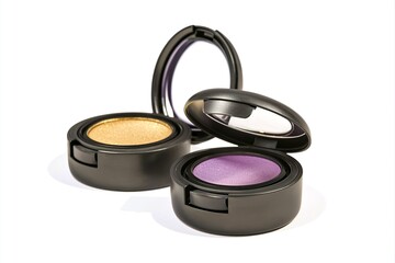 Canvas Print - Two compact eyeshadow pans