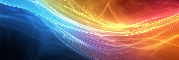 Wall Mural - colorful waves and dynamic design elements form a vibrant and energizing cosmic background