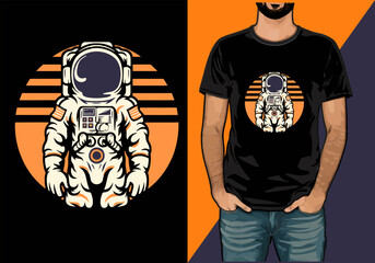 Wall Mural - American Astronaut Game vector illustration t shirt design 