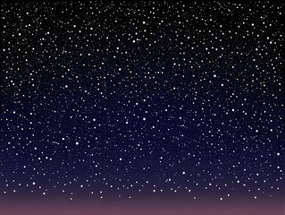 Wall Mural - Starry night sky with twinkling stars. Anime clean style. Background design.