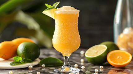 Sticker - cocktail with lime