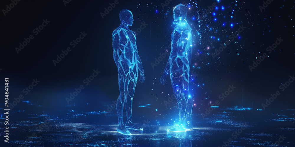 Advanced Digital Twins Showcased as Floating Holographic Models in a ...
