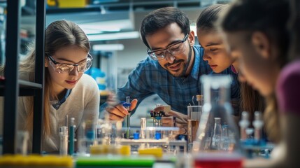 Collaborative Physics Experiment in a Realistic Classroom Setting