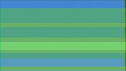 Wall Mural - animation video loop error line with blue color on green screen background, good for video error tv
