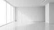 © Rapit - white color blank wall. minimalist room