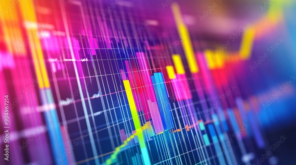 Financial forecasting with advanced algorithmic models and charts Stock ...