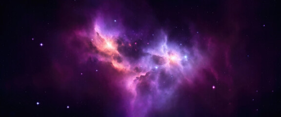 Wall Mural - deep space nebula star sci-fi background