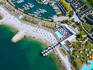 Wall Mural - Between Duino Castle and Sistiana Bay. A wonder of the upper Adriatic coast.