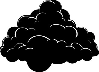 Clouds silhouette clipart design illustration