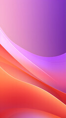 Wall Mural - Digital orange and purple fantasy curve abstract graphic poster background