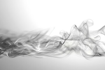 Aufkleber - The atmosphere is misty and smoke clouds are framed on a transparent background. Dust and soil powder environment, abstract clouds are seen inside the fog.