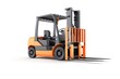 © Thodsaporn - The forklift isolated on a white background