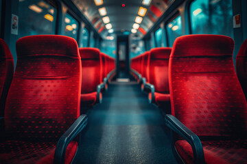 Wall Mural - Train interior