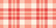 © SolaruS - Dye fabric seamless check, native background pattern texture. Display tartan plaid textile vector in red and old lace colors.